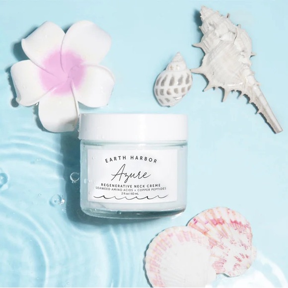 Earth Harbor AZURE Regenerative Neck Creme 2 fl oz NIB - Picture 1 of 11